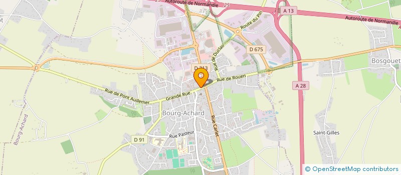 localisation de l'entreprise MONSIEUR LUIGI VIOLET  BOURG-ACHARD