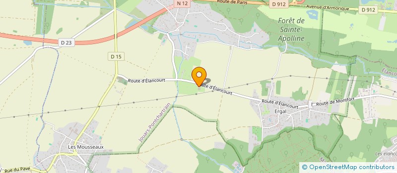 localisation de l'entreprise MONSIEUR LUIGI WINTERSTEIN  JOUARS-PONTCHARTRAIN