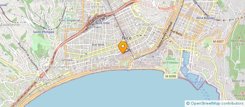 localisation de l'entreprise MONSIEUR LUIGI ZEBRAK à NICE