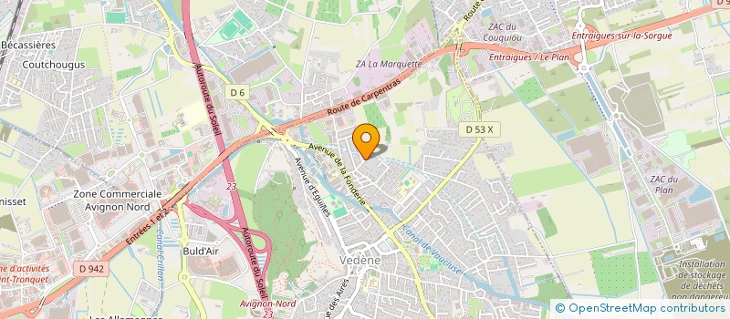 localisation de l'entreprise MONSIEUR LUIGINO TONEGUZZO à VEDENE