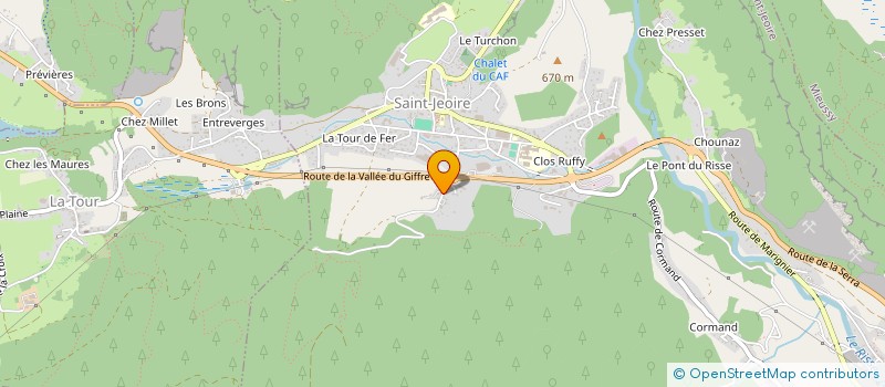 localisation de l'entreprise MONSIEUR LUIGINO VETTORI à SAINT-JEOIRE