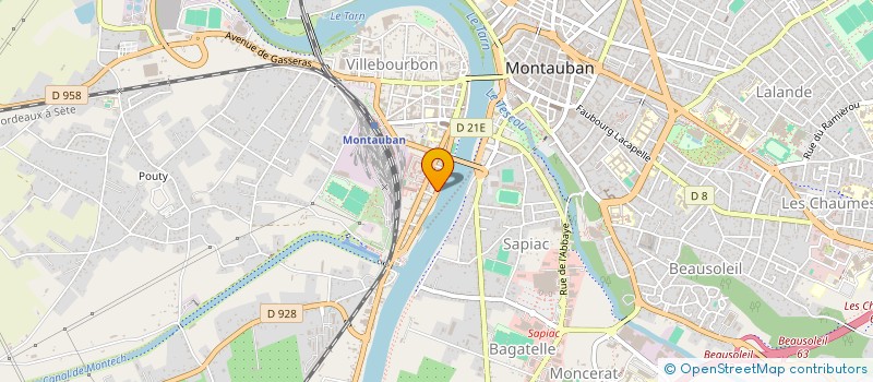 localisation de l'entreprise MONSIEUR LUIS ABREU SILVA  MONTAUBAN