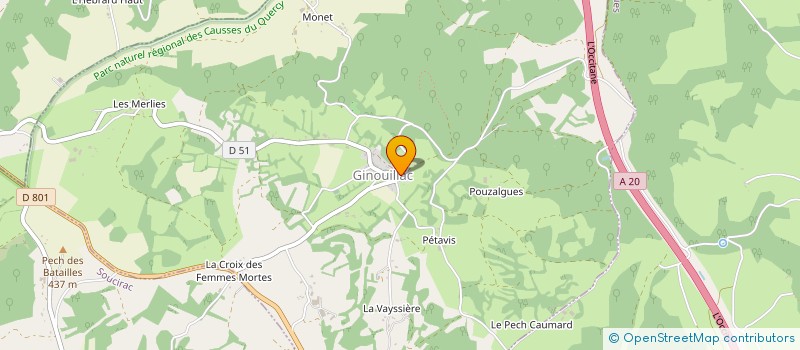 localisation de l'entreprise MONSIEUR LUIS ALBERTO  SAINT-PROJET