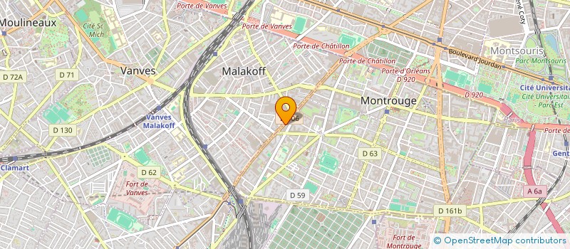 localisation de l'entreprise MONSIEUR LUIS-ALEJANDRO SALINAS COPA  MONTROUGE