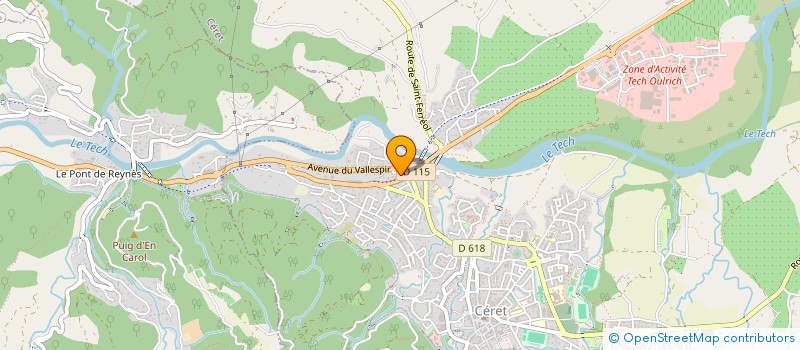 localisation de l'entreprise MONSIEUR LUIS ALMEIDA FERNANDES à CERET