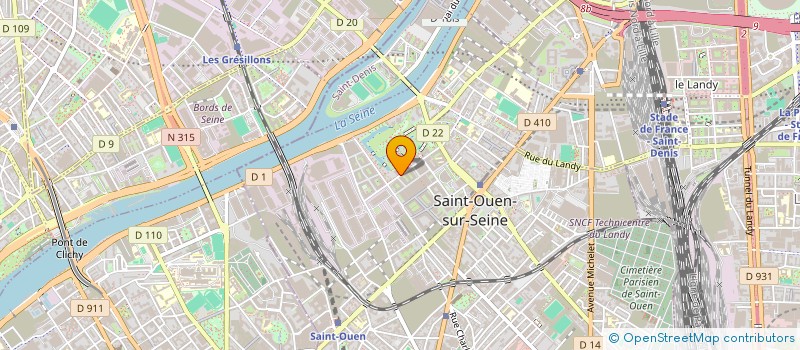 localisation de l'entreprise MONSIEUR LUIS ANDRES ALMAGRO VILLAREAL à SAINT-OUEN-SUR-SEINE