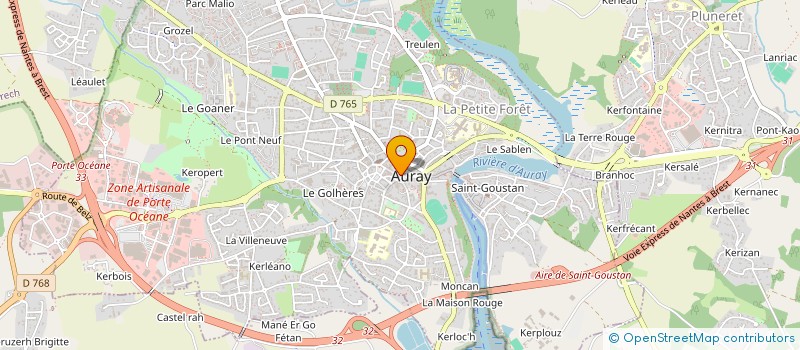 localisation de l'entreprise MONSIEUR LUIS ANTONIO SUMINA INOCENTE à AURAY
