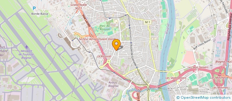 localisation de l'entreprise MONSIEUR LUIS BALULA MARTINS  BLAGNAC