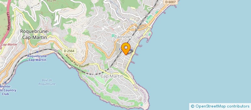 localisation de l'entreprise MONSIEUR LUIS BARBOSA DA SILVA  ROQUEBRUNE-CAP-MARTIN