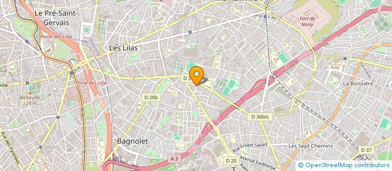 localisation de l'entreprise MONSIEUR LUIS BAROSO à BAGNOLET
