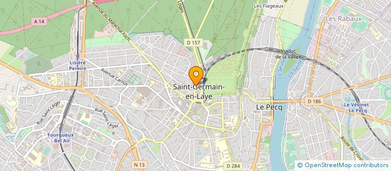 localisation de l'entreprise MONSIEUR LUIS BEDATE  SAINT-GERMAIN-EN-LAYE