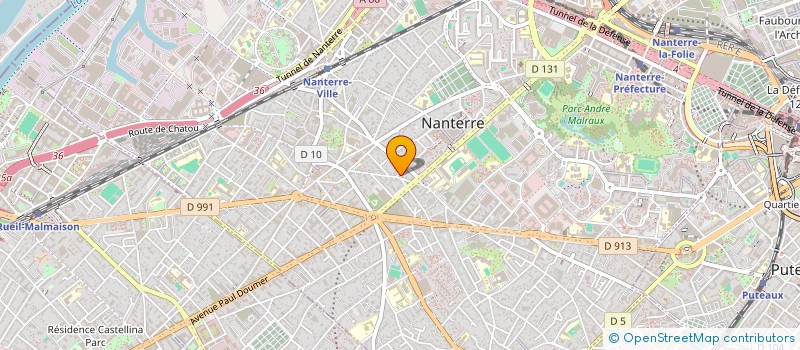 localisation de l'entreprise MONSIEUR LUIS BEDUSCHI  NANTERRE