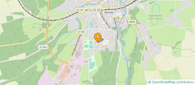 localisation de l'entreprise MONSIEUR LUIS BENY  BERNAY