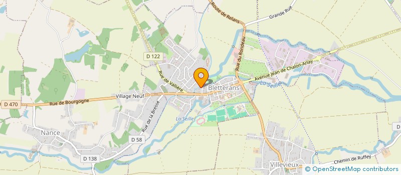 localisation de l'entreprise MONSIEUR LUIS CACUANGO SEGOVIA  BLETTERANS