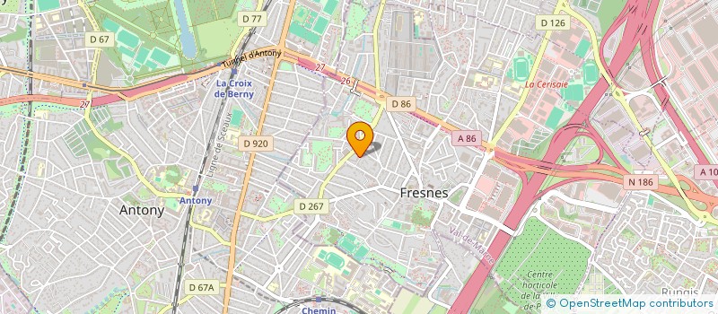 localisation de l'entreprise MONSIEUR LUIS CALADO RODRIGUES  FRESNES