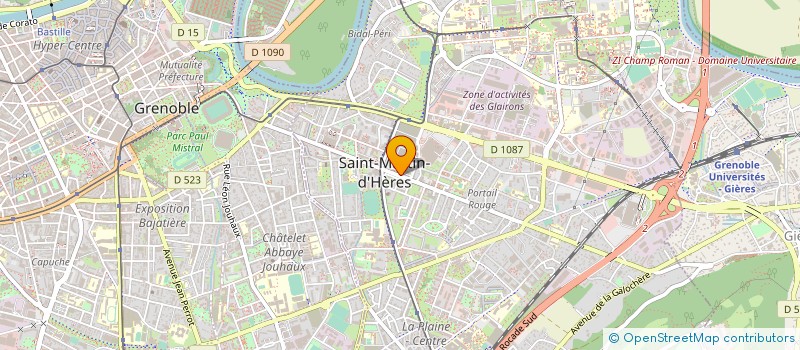 localisation de l'entreprise MONSIEUR LUIS CALIN  SAINT-MARTIN-D'HERES