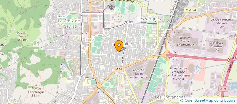 localisation de l'entreprise MONSIEUR LUIS CARDOSO  CLERMONT-FERRAND