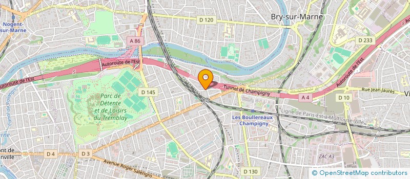 localisation de l'entreprise MONSIEUR LUIS CARDOSO RUMOR à CHAMPIGNY-SUR-MARNE