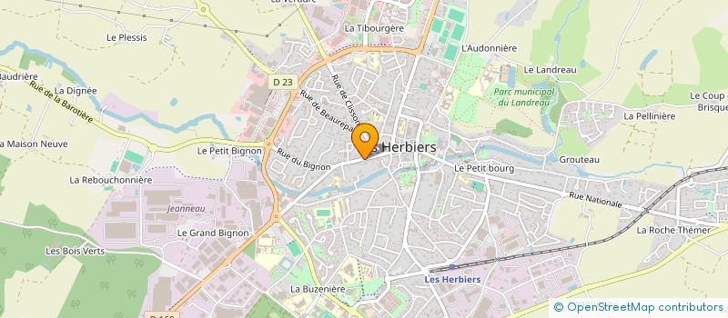 localisation de l'entreprise MONSIEUR LUIS CARER  LES HERBIERS