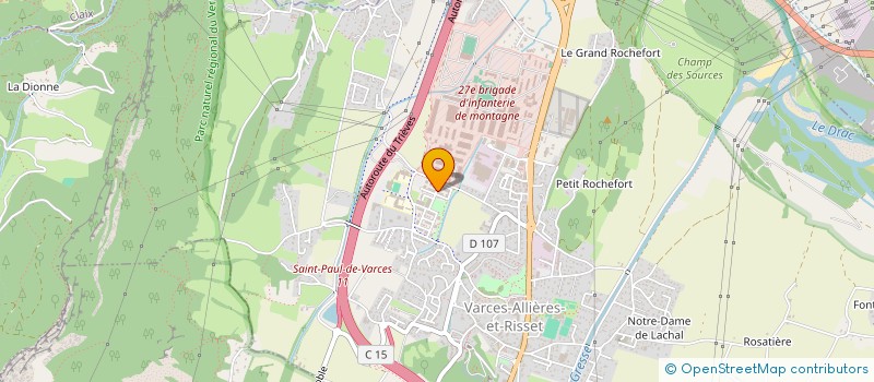 localisation de l'entreprise MONSIEUR LUIS-CARLOS DURANTI  VARCES-ALLIERES-ET-RISSET