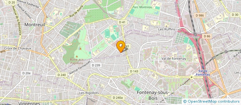 localisation de l'entreprise MONSIEUR LUIS CARLOS MARQUES PINTO à MONTREUIL