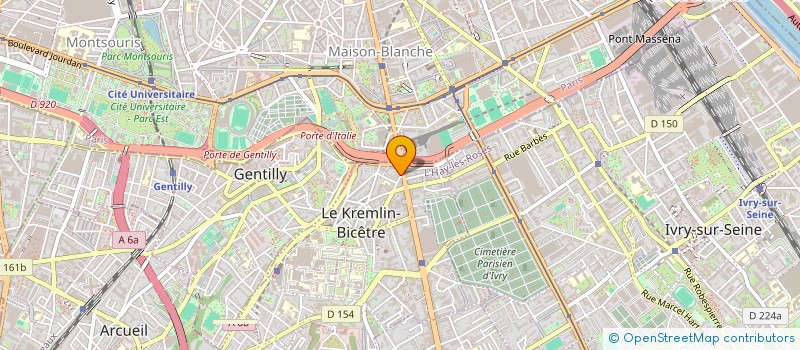 localisation de l'entreprise MONSIEUR LUIS CARRASCO MARTINS  LE KREMLIN-BICETRE