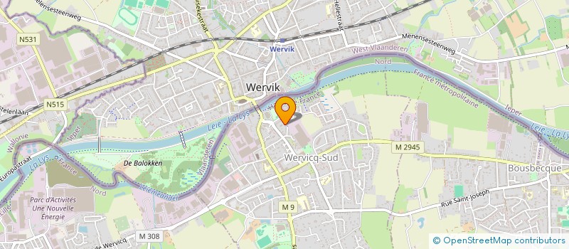 localisation de l'entreprise MONSIEUR LUIS CARVALHO TEIXEIRA  WERVICQ-SUD