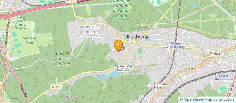 localisation de l'entreprise MONSIEUR LUIS CARVAS DE CARVALHO  VILLE-D'AVRAY