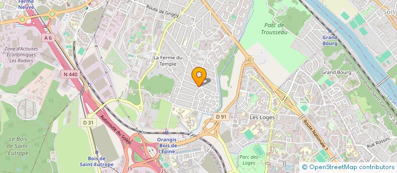 localisation de l'entreprise MONSIEUR LUIS CORREIA RAMOS à RIS-ORANGIS