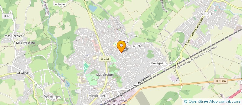 localisation de l'entreprise MONSIEUR LUIS DA COSTA PINTO  MEXIMIEUX