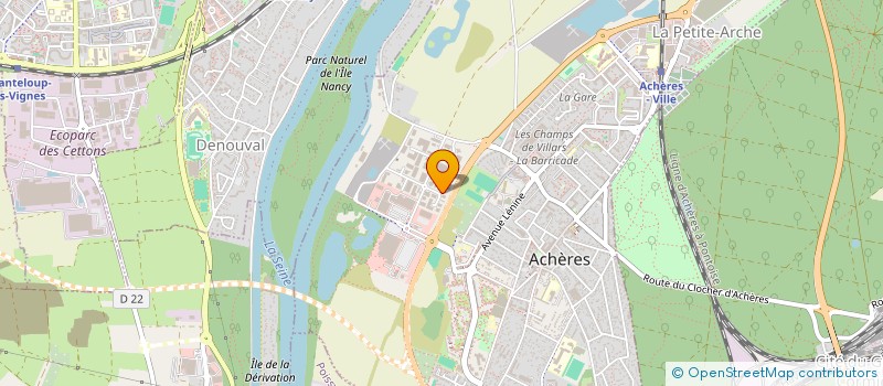 localisation de l'entreprise MONSIEUR LUIS DA CRUZ GOMES  ACHERES