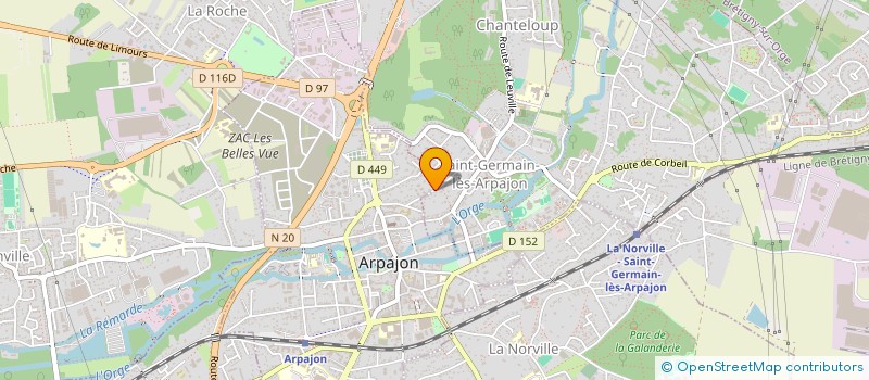 localisation de l'entreprise MONSIEUR LUIS DA SILVA MOREIRA  ARPAJON