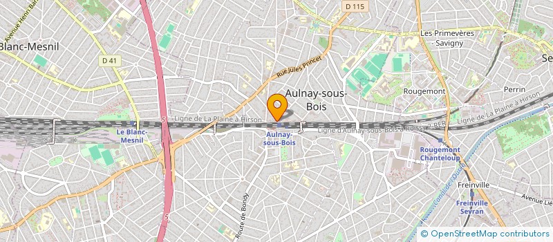 localisation de l'entreprise MONSIEUR LUIS DA SILVA SOUSA à AULNAY-SOUS-BOIS