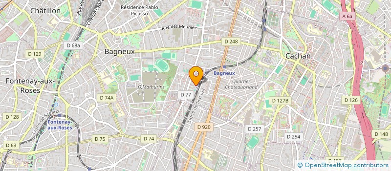 localisation de l'entreprise MONSIEUR LUIS DAVID RUIZ BARRERA  BAGNEUX