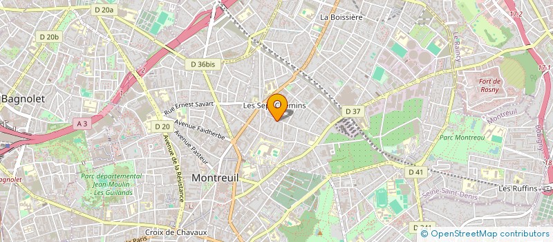 localisation de l'entreprise MONSIEUR LUIS DE ALMEIDA à MONTREUIL