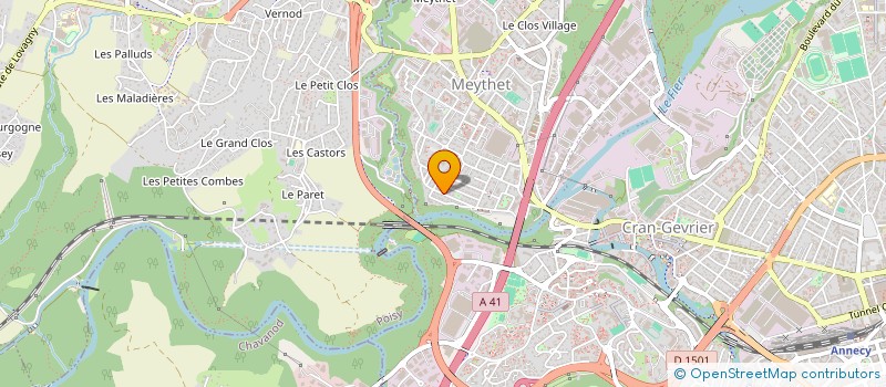 localisation de l'entreprise MONSIEUR LUIS DE ARAUJO DOS SANTOS à ANNECY