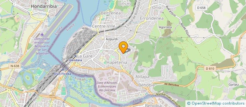 localisation de l'entreprise MONSIEUR LUIS DE MELO COELHO à HENDAYE