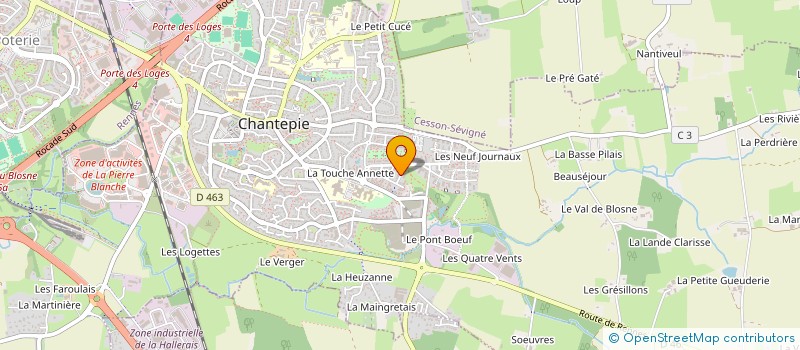 localisation de l'entreprise MONSIEUR LUIS DE OLIVEIRA à CHANTEPIE