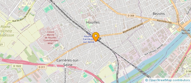 localisation de l'entreprise MONSIEUR LUIS DENAISON  HOUILLES