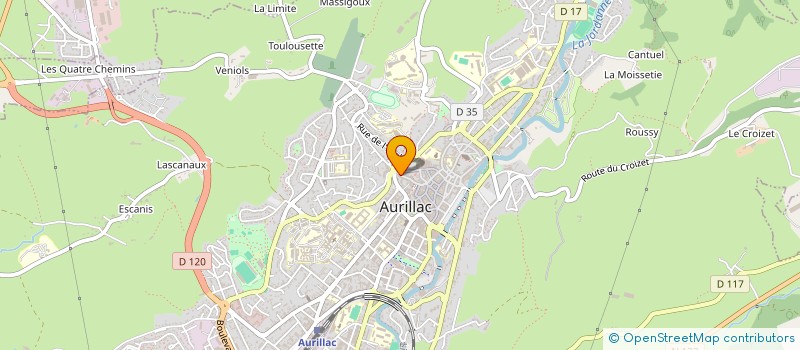 localisation de l'entreprise MONSIEUR LUIS DIAS FERREIRA à AURILLAC