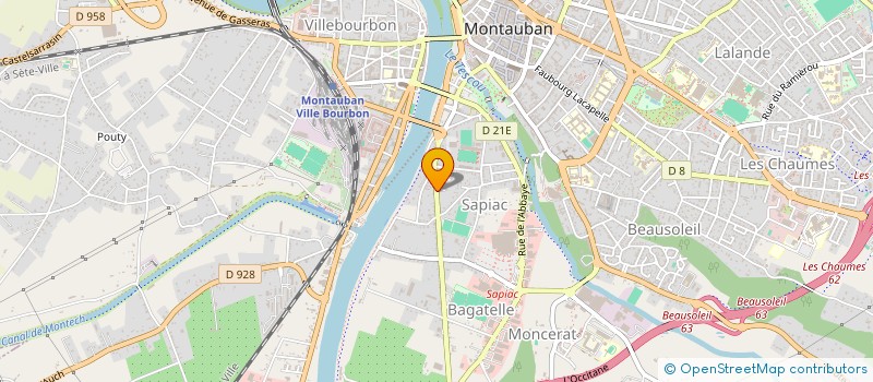 localisation de l'entreprise MONSIEUR LUIS DOMINGUES  SEPTFONDS