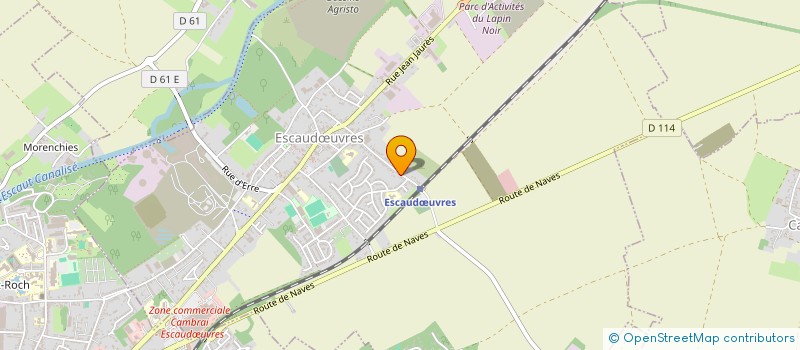 localisation de l'entreprise MONSIEUR LUIS DOS SANTOS FILIPE  ESCAUDUVRES