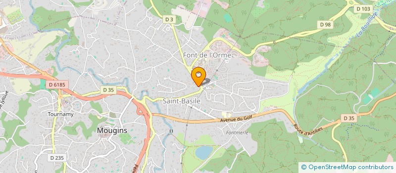 localisation de l'entreprise MONSIEUR LUIS DOS SANTOS MATOS à MOUGINS