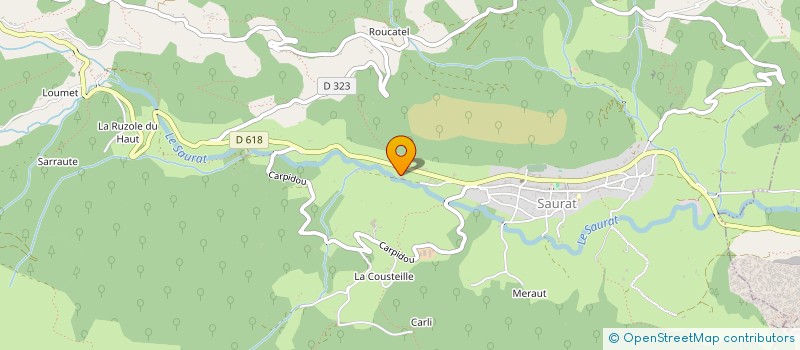 localisation de l'entreprise MONSIEUR LUIS DUQUE à SAURAT