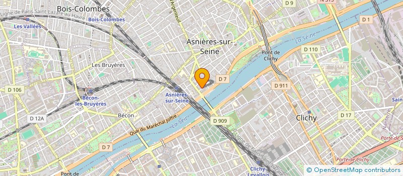 localisation de l'entreprise MONSIEUR LUIS EMILIO MENESES GARCIA à ASNIERES-SUR-SEINE