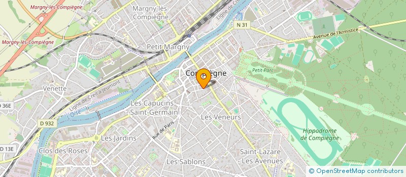 localisation de l'entreprise MONSIEUR LUIS ERNESTO PEREZ à COMPIEGNE