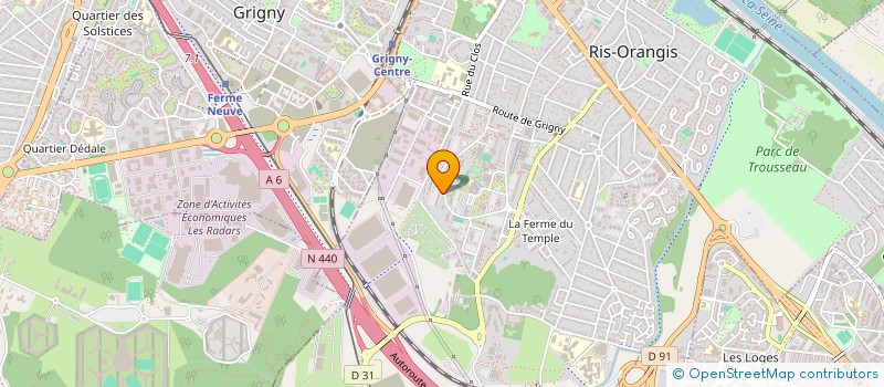 localisation de l'entreprise MONSIEUR LUIS FELIZARDO FERREIRA  RIS-ORANGIS