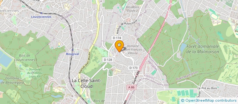 localisation de l'entreprise MONSIEUR LUIS FERNANDES DO VALE  LA CELLE-SAINT-CLOUD