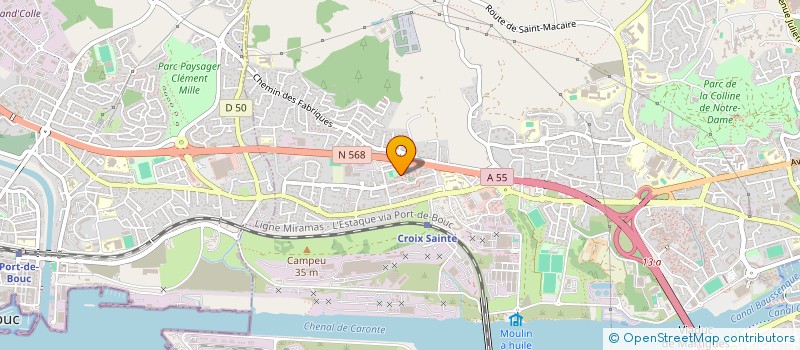 localisation de l'entreprise MONSIEUR LUIS FERNANDEZ  MARTIGUES