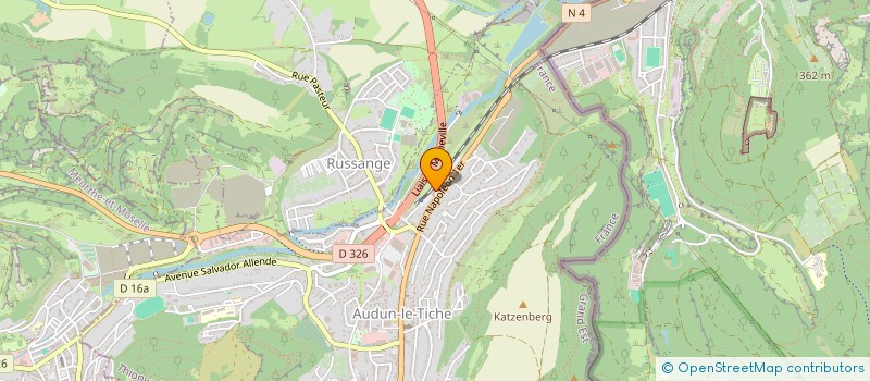 localisation de l'entreprise MONSIEUR LUIS FERNANDO DOS SANTOS E SILVA  AUDUN-LE-TICHE